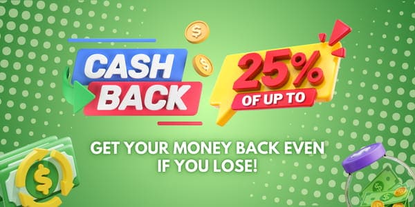 Banner hoàn tiền tap tap bet cashback hằng tuần